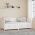 Sofá cama madera maciza de pino blanco 80x200