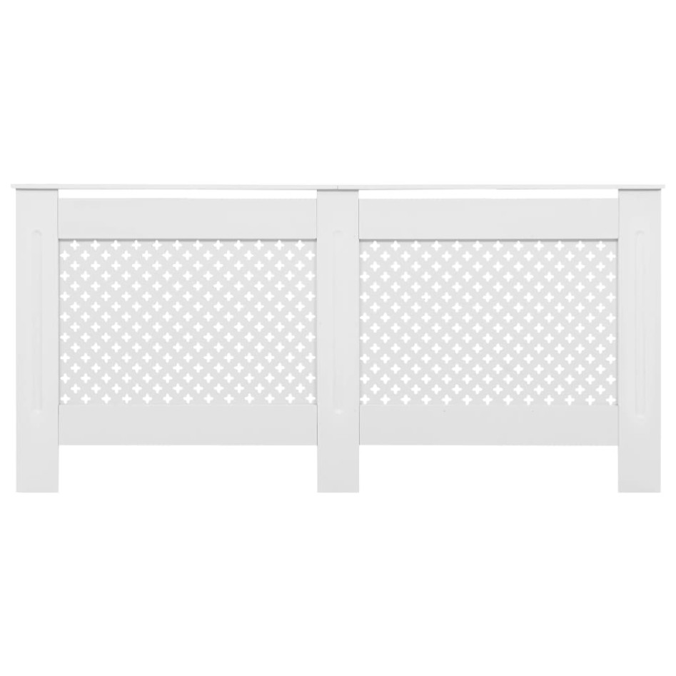 Cubierta para radiador MDF blanco 172x19x81,5