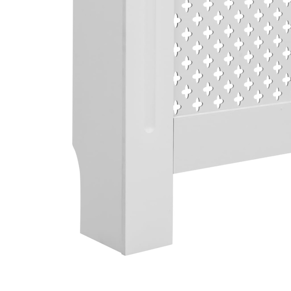 Cubierta para radiador MDF blanco 172x19x81,5