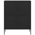 Armario de almacenamiento acero negro 80x35x101,5