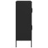 Armario de almacenamiento acero negro 80x35x101,5