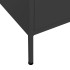 Armario de almacenamiento acero negro 80x35x101,5