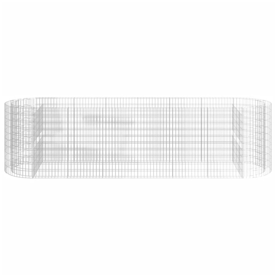 Arriate de gaviones de hierro galvanizado 400x100x100