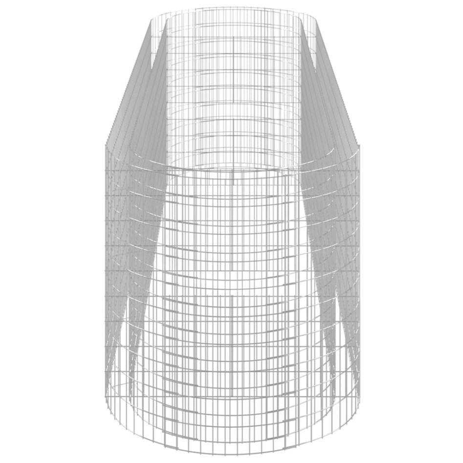 Arriate de gaviones de hierro galvanizado 400x100x100