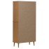 Librería MOLDE madera maciza de pino marrón 85x35x170,5