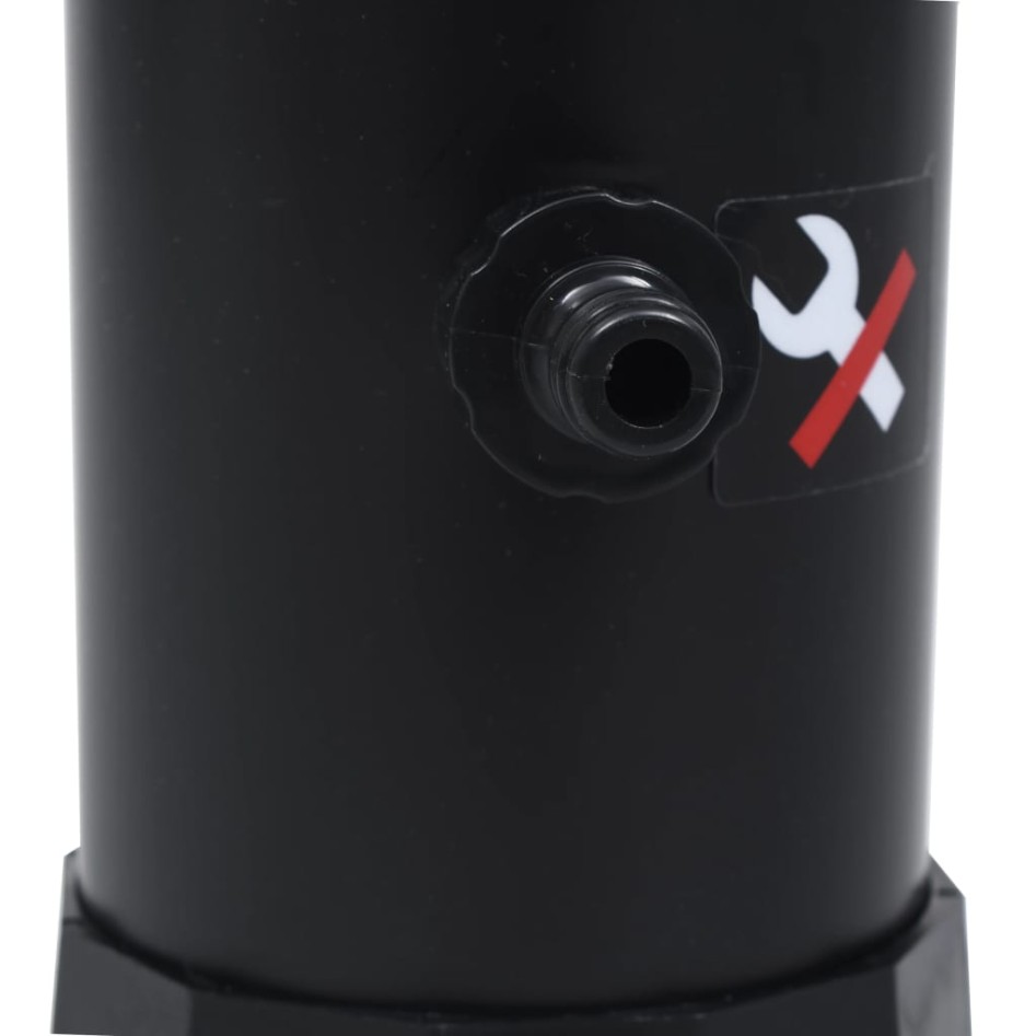 Ducha solar de jardín negro 215 cm 8