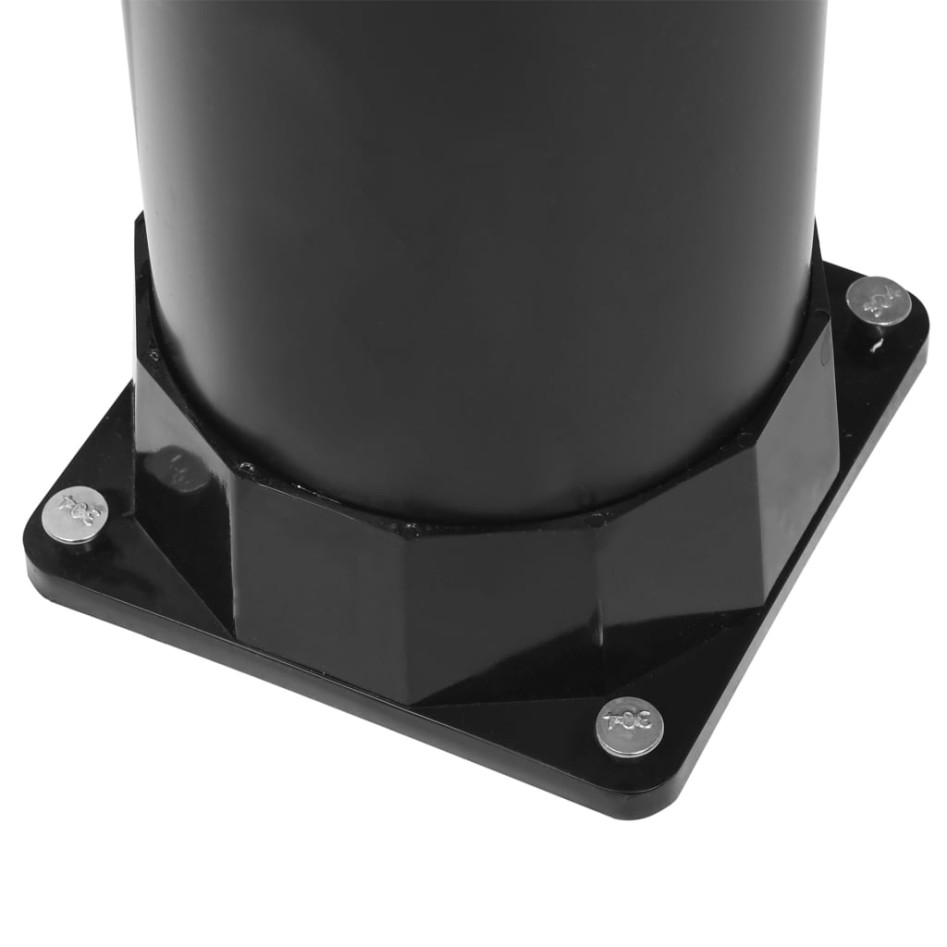 Ducha solar de jardín negro 215 cm 8