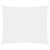 Toldo de vela rectangular tela Oxford blanco 5x7 m