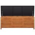 Caja de almacenaje jardín madera maciza eucalipto 150x50x55