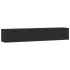Armarios de pared 2 uds contrachapada negro 100x36,5x35