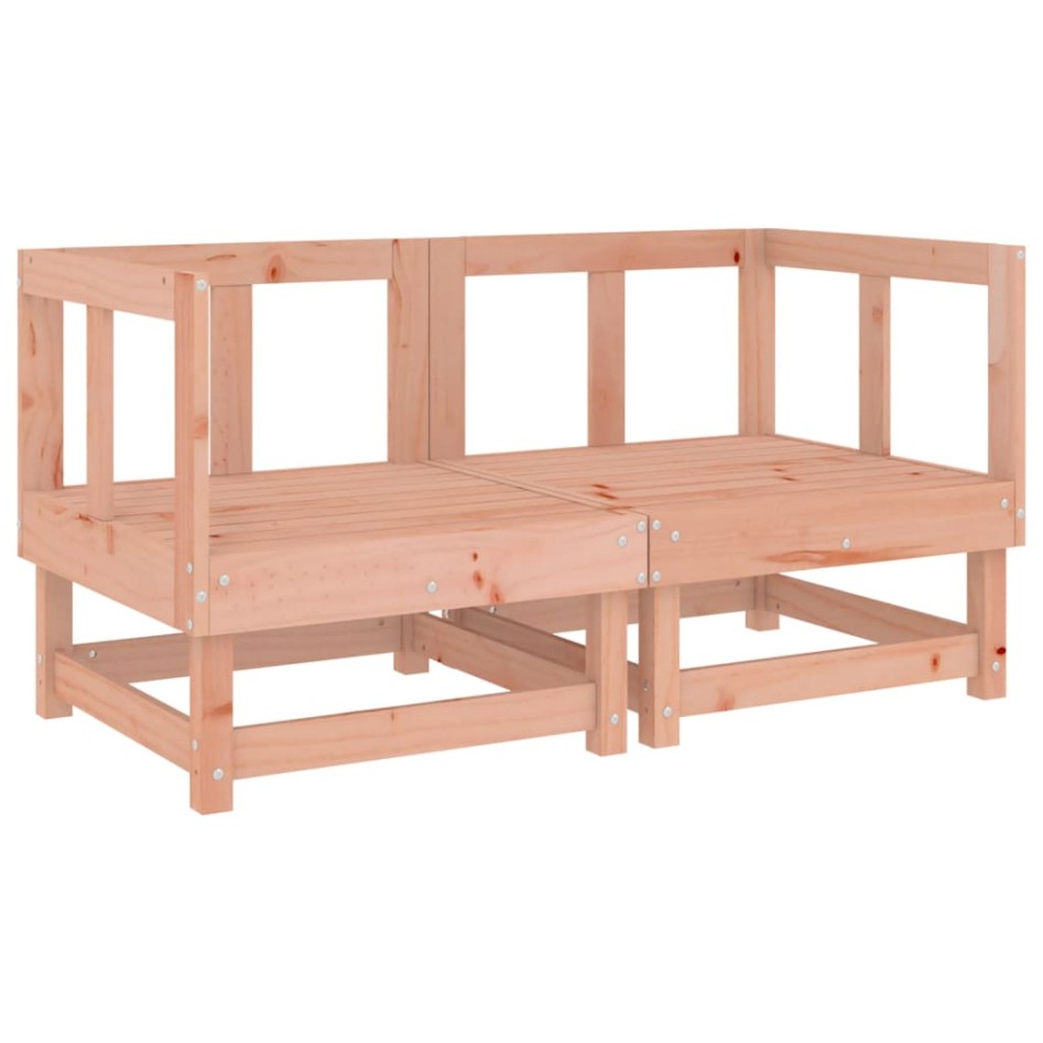 Sofás esquineros con cojines 2 uds madera maciza abeto