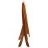 Mesa plegable de jardín madera maciza de acacia 120x70x75