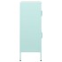Armario de almacenamiento acero verde mint 80x35x101,5