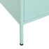 Armario de almacenamiento acero verde mint 80x35x101,5