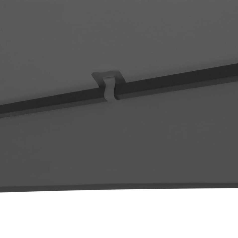 Cenador de jardín gris antracita 323x275x265