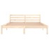 Estructura de cama de madera maciza de pino 160x200