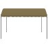 Cenador gris taupe 4x3x2,6 m 180