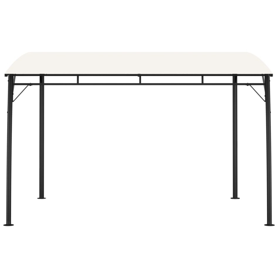 Toldo parasol de jardín color crema 3x3x2,55