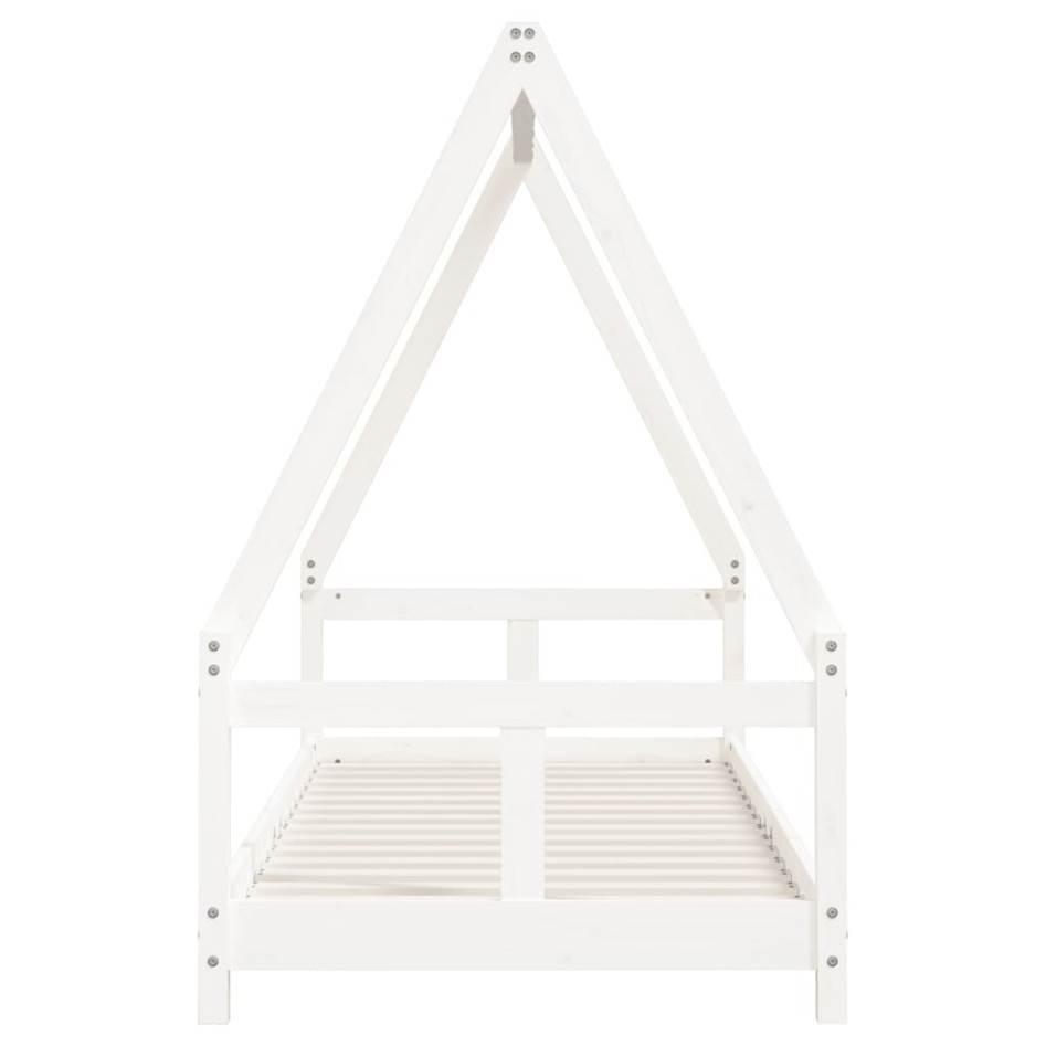 Estructura de cama para niños madera de pino blanco 80x200