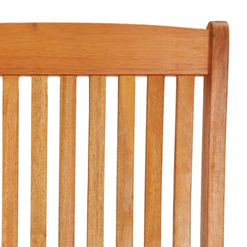 Sillas de jardín plegables reposapiés 2 uds madera de