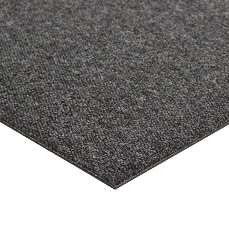 Baldosas de suelo de moqueta 20 uds 5m² 50x50cm gris