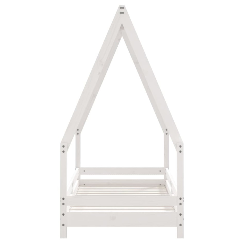 Estructura de cama para niños madera de pino blanco 70x140