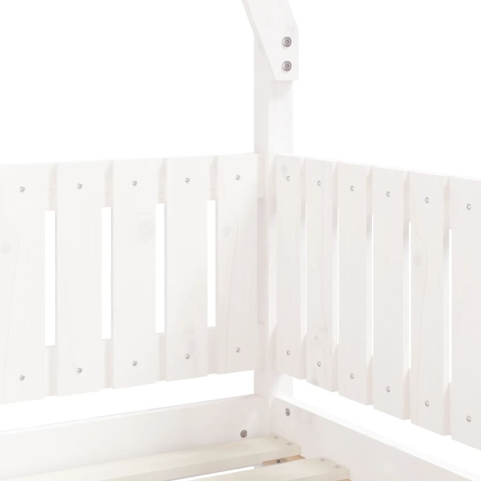 Estructura de cama para niños madera de pino blanco 70x140