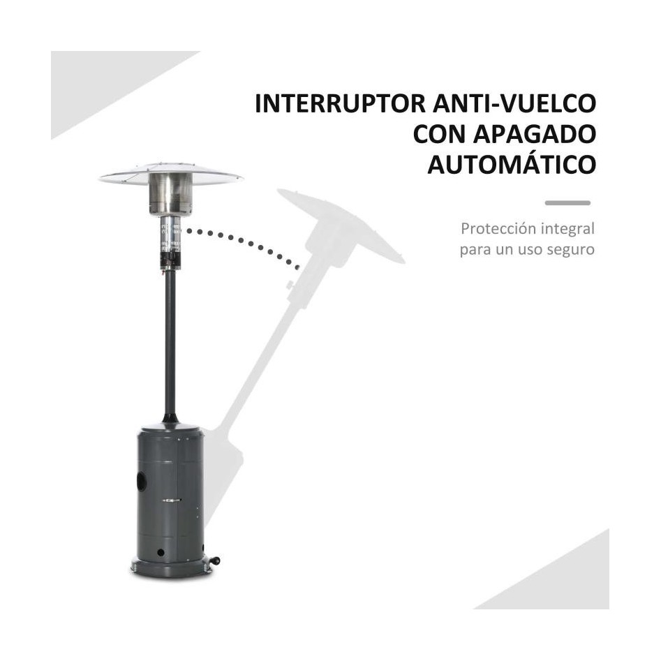 Estufa de Gas para Exterior, modelo Grisao