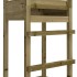 Torre de juegos madera pino impregnada 53x46,5x169