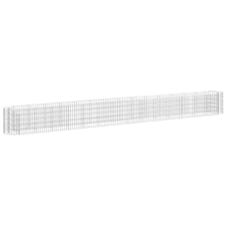 Arriate de gaviones de hierro galvanizado 540x50x50