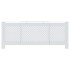 Cubierta para radiador MDF blanco 205