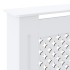 Cubierta para radiador MDF blanco 205