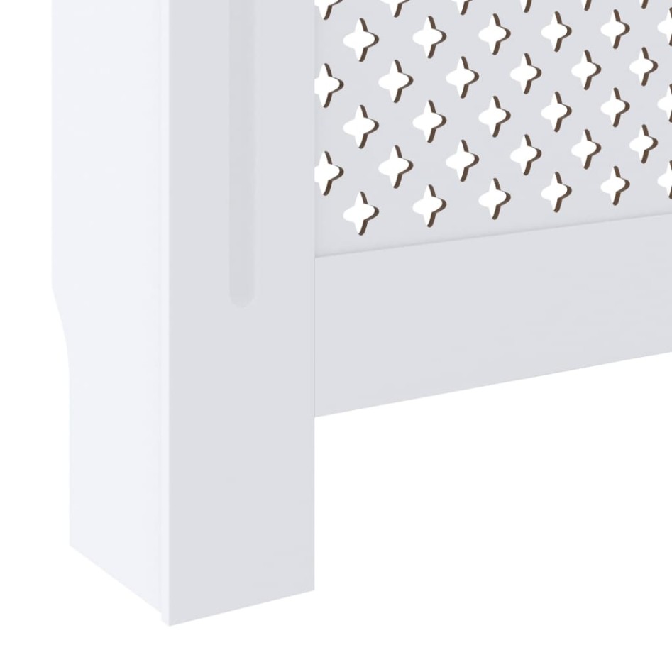Cubierta para radiador MDF blanco 205