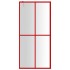 Mampara puerta de ducha vidrio transparente ESG rojo 80x195