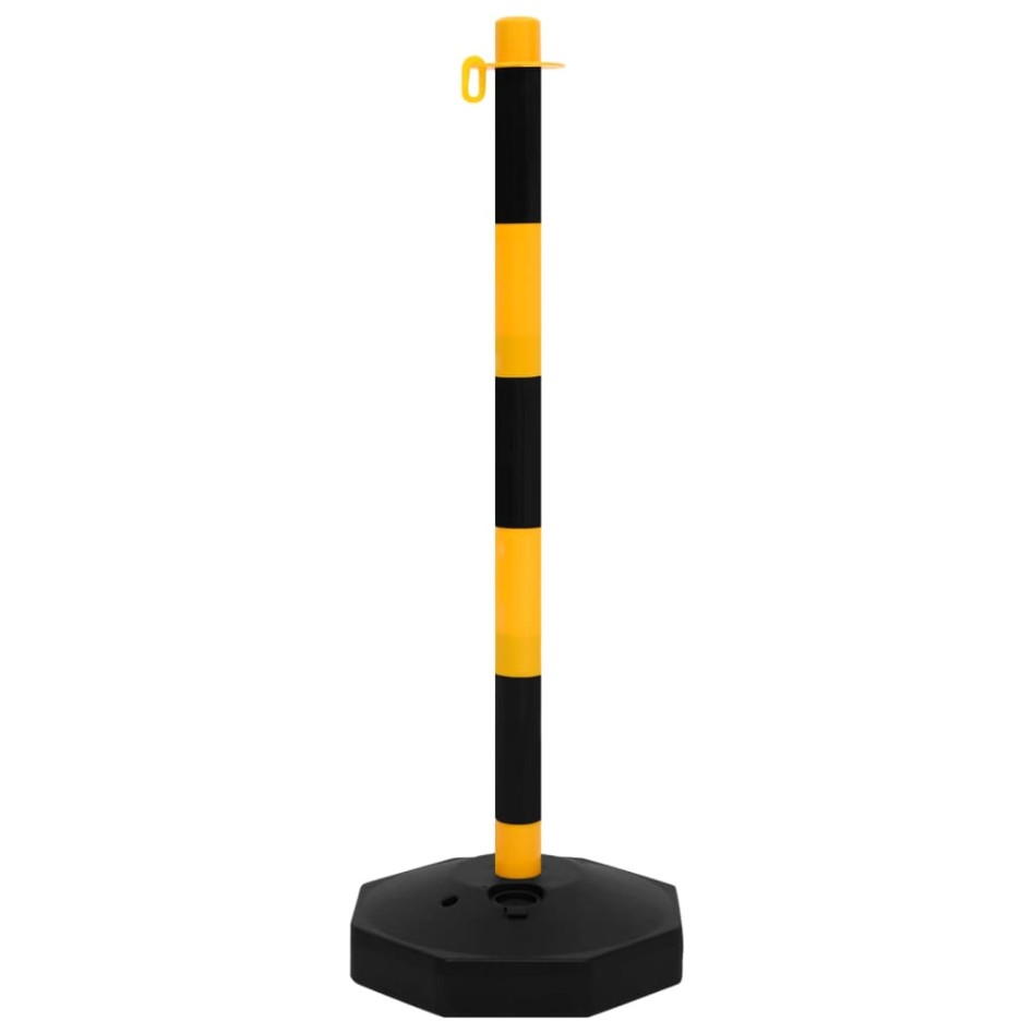 Juego de barrera con postes y cadena plástico 10