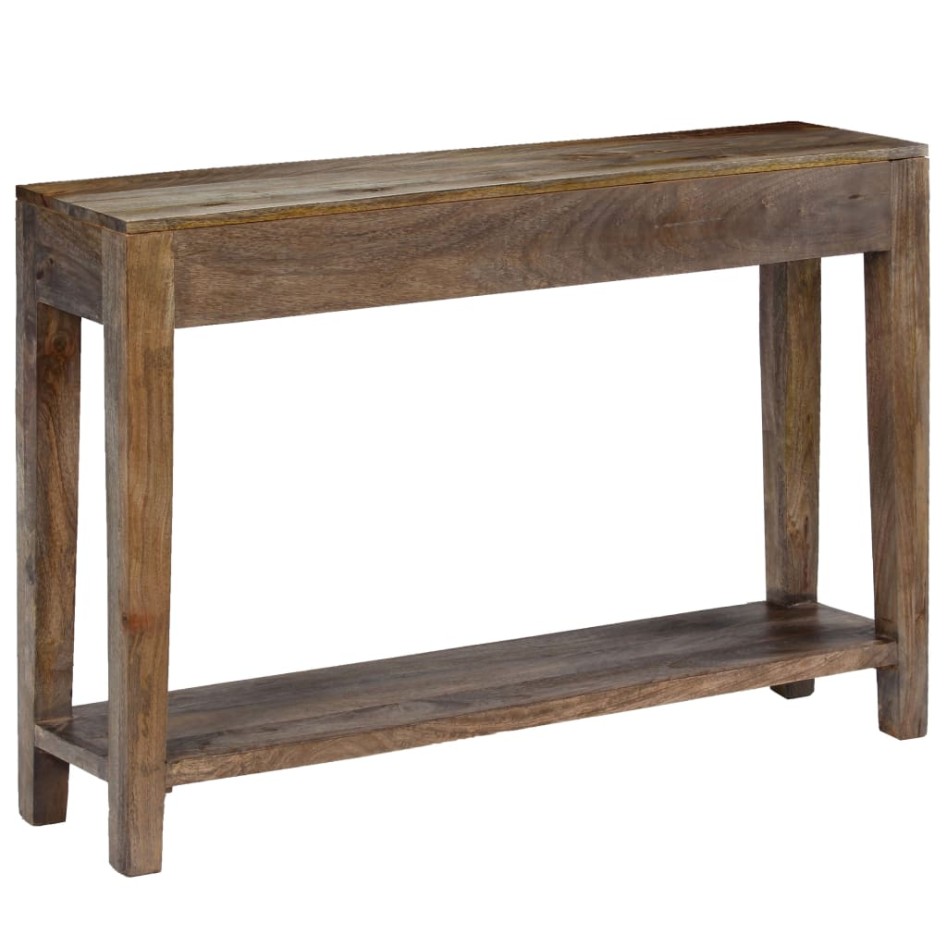 Mesa consola de madera maciza de mango 118x30x80