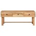 Mesa de centro madera maciza de acacia 100x50x40