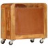 Mesita de noche madera reciclada maciza 50x30x50