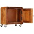 Mesita de noche madera reciclada maciza 50x30x50