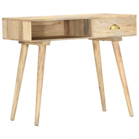 Mesa consola de madera maciza de mango 90x45x75