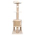 Árbol para gatos con poste rascador 123 cm hierba