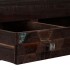 Mesa de centro de madera maciza reciclada 100x60x35