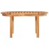 Mesa de centro de madera maciza de teca 90x50x45