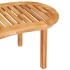 Mesa de centro de madera maciza de teca 90x50x45