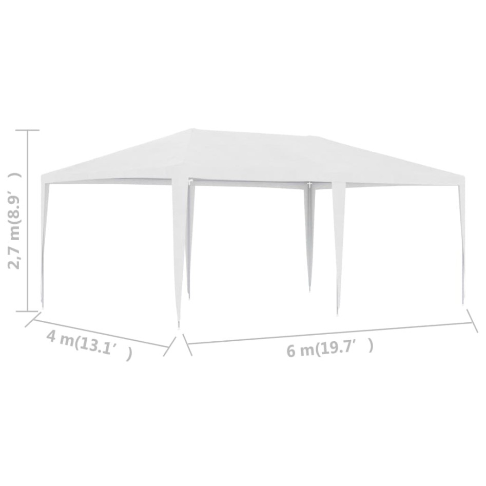 Carpa para celebraciones blanco 4x6