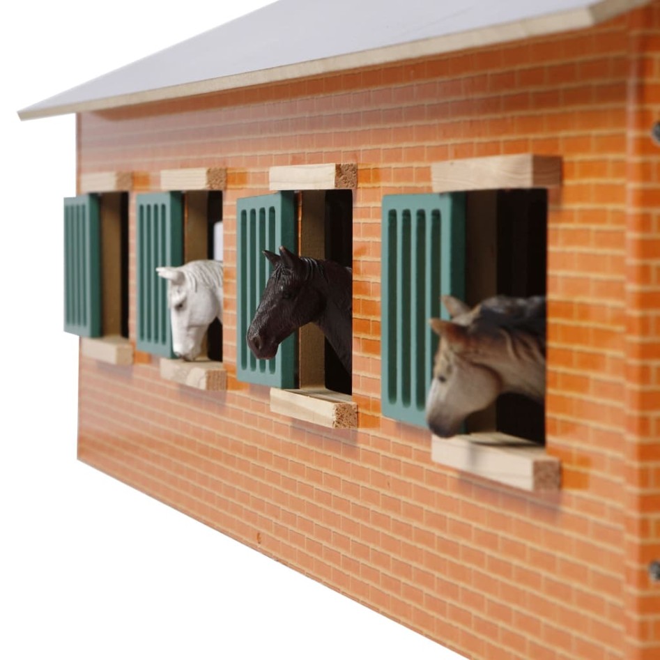 Kids Globe Establos de granja con 7 cajones 1:24