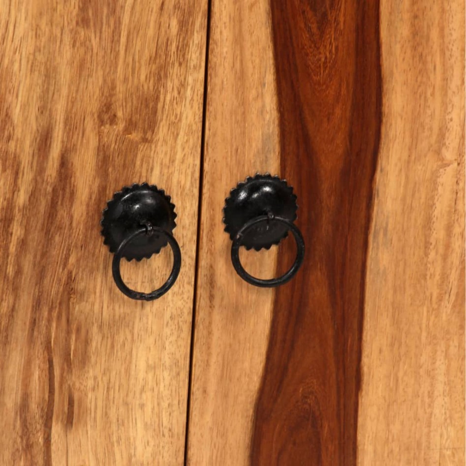 Aparador de madera maciza de sheesham 50x30x86