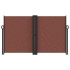 Toldo lateral retráctil marrón 140x1200