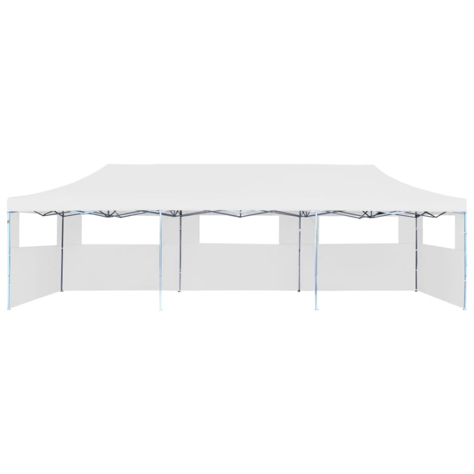 Carpa de fiestas pop-up plegable con 5 paredes blanco 3x9