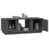 Mesa de centro de madera maciza de pino gris 110x50x40